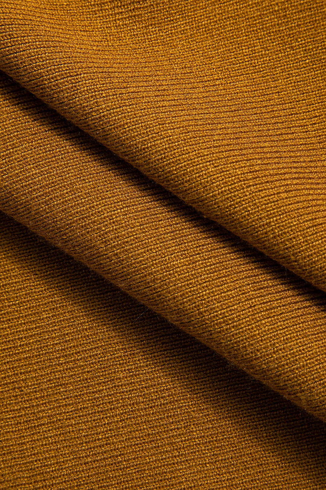 Color Block Printed Knit Asymmetrical Long-Sleeved Top