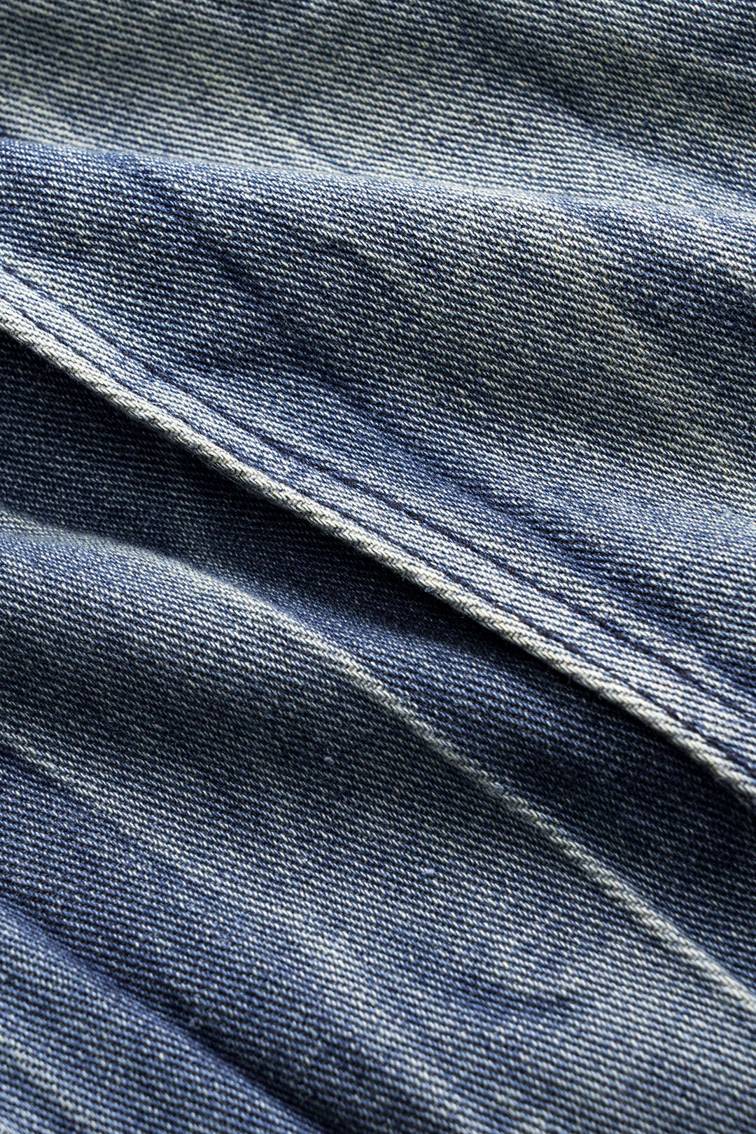 Denim Wide Leg Ruched Jeans