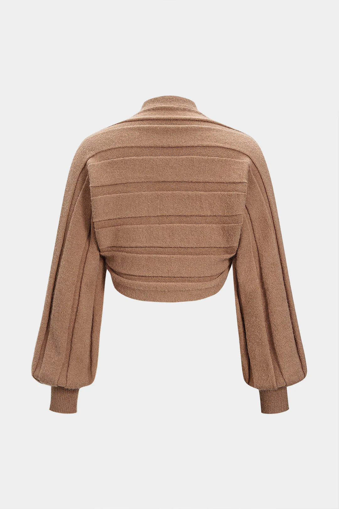 Solid Knitwear Long-Sleeve Top