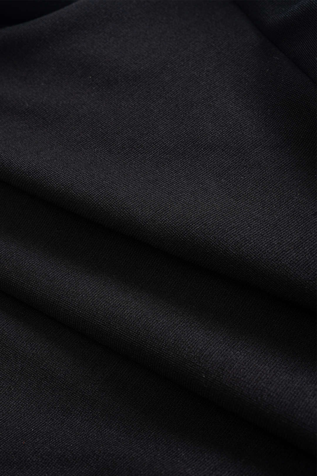 Contrast Satin Ruched Slit Strapless Maxi Dress