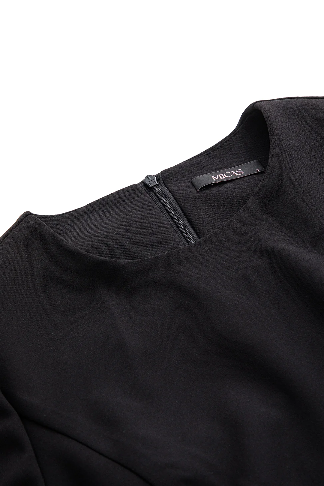 Faux Leather Patchwork Long Sleeve Mini Dress