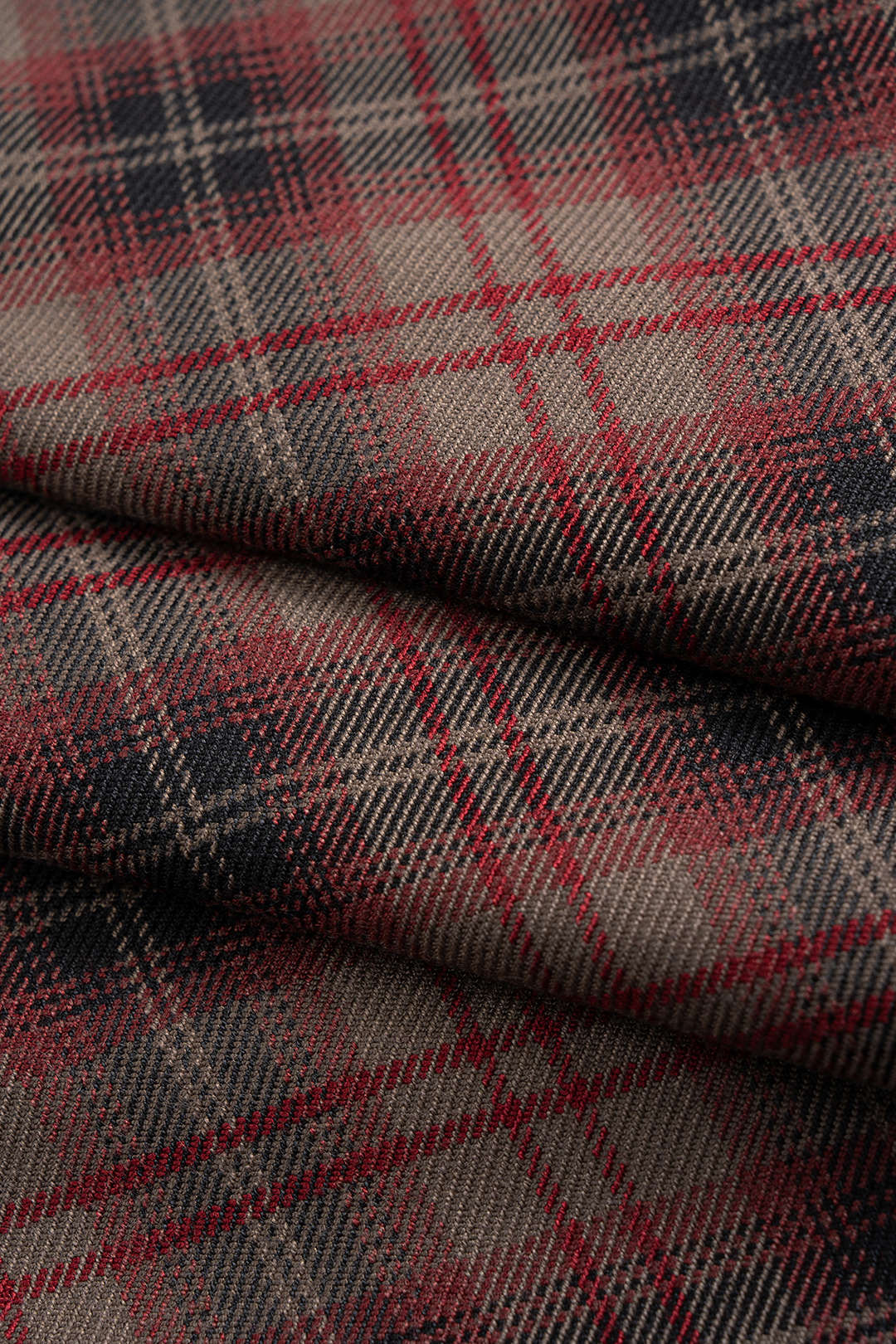 Plaid Print High Waist Irrgular Patchwork Skirt