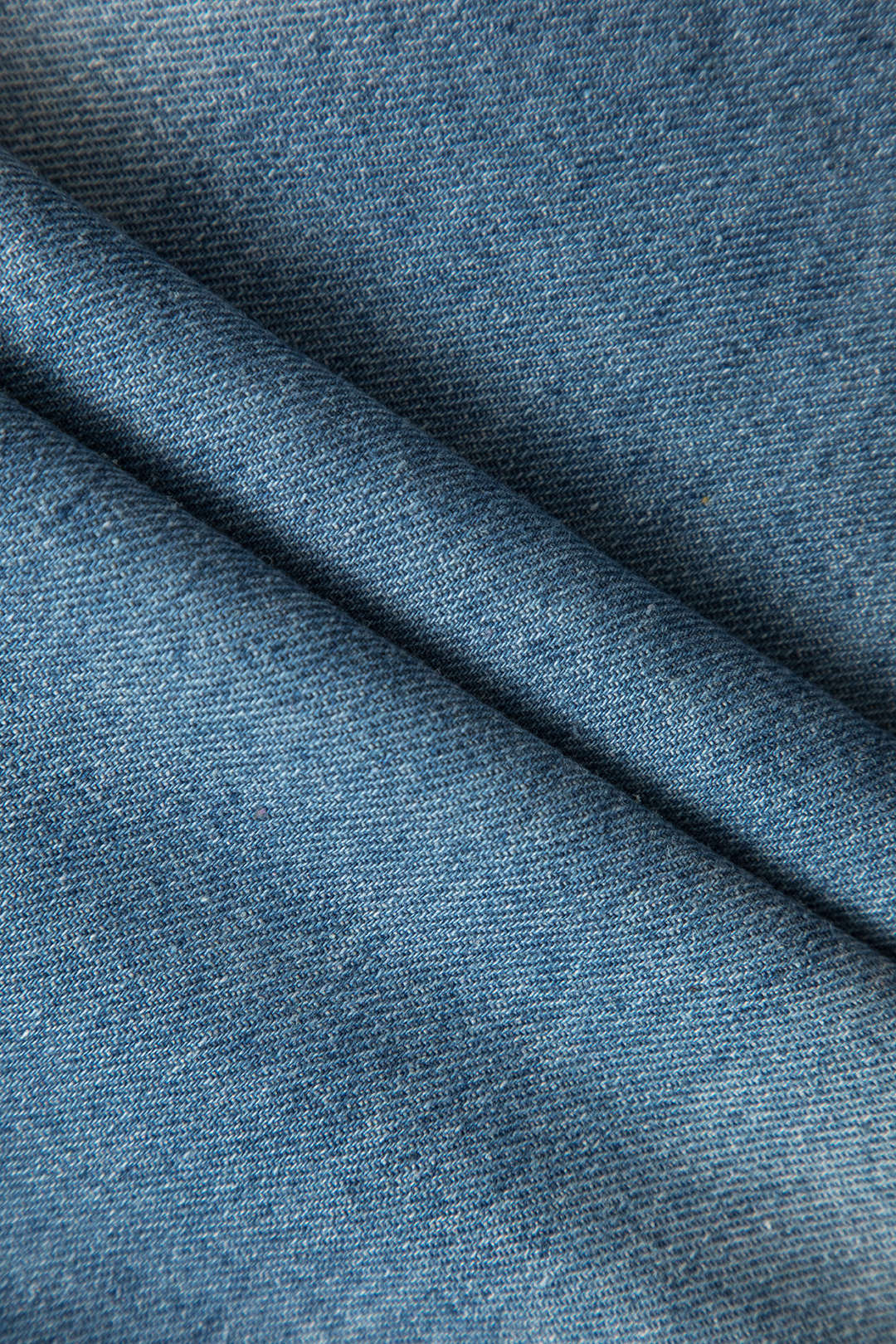 Solid Denim Button Long Sleeve Coat