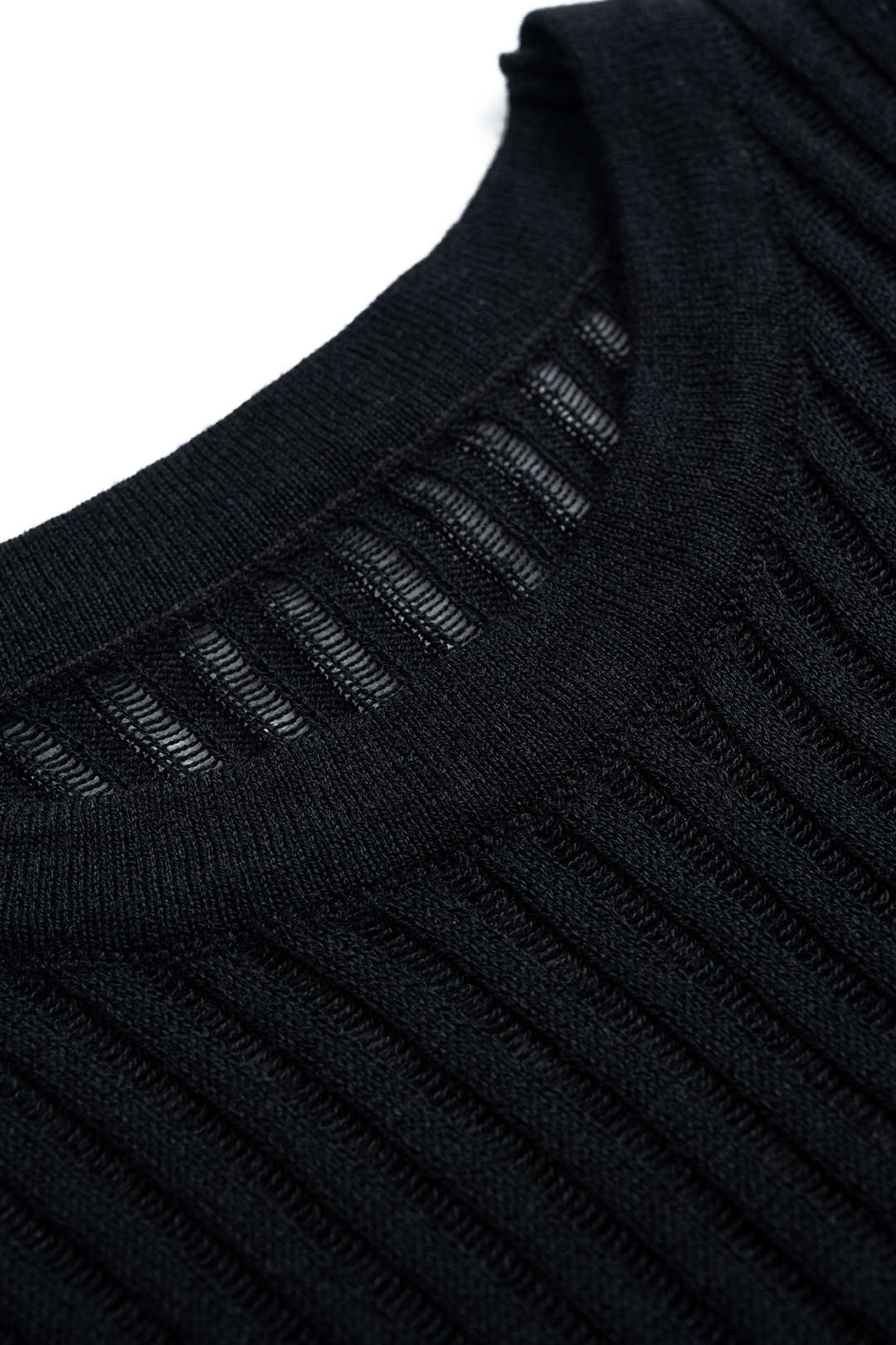 Knit Round Neck Short Sleeve T-Shirt