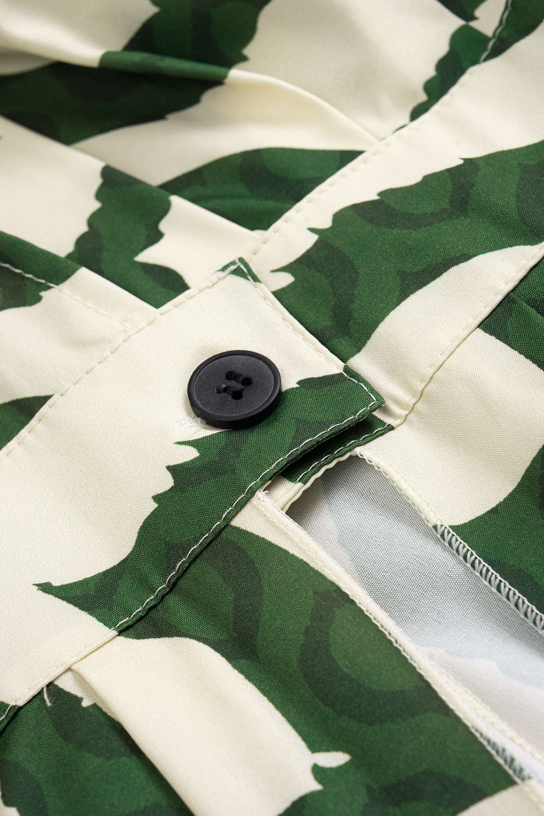 Geometric Print Tie-Up Dress Set