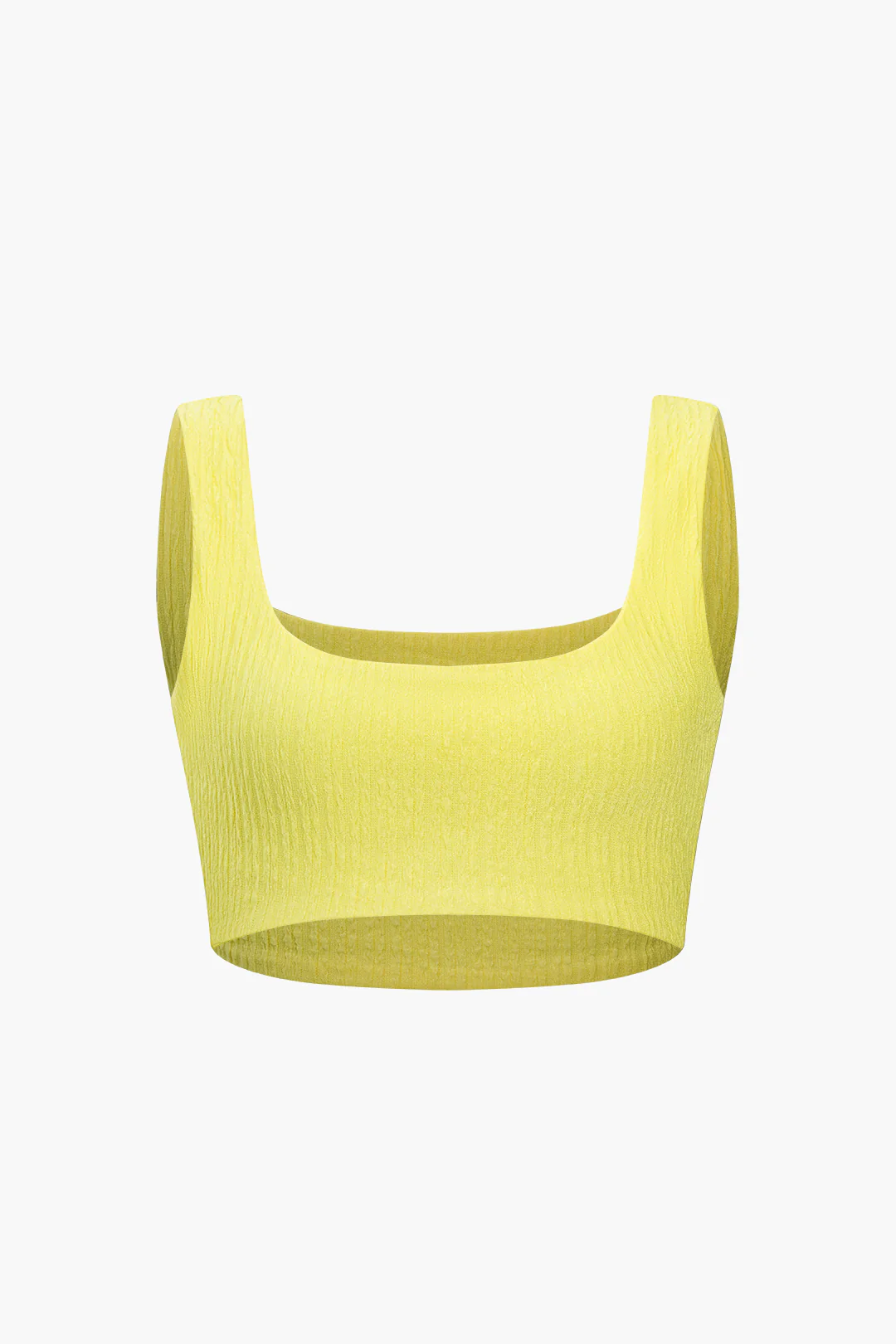 Solid Crop Tank Top And Slit Twist Knot Skirt Set