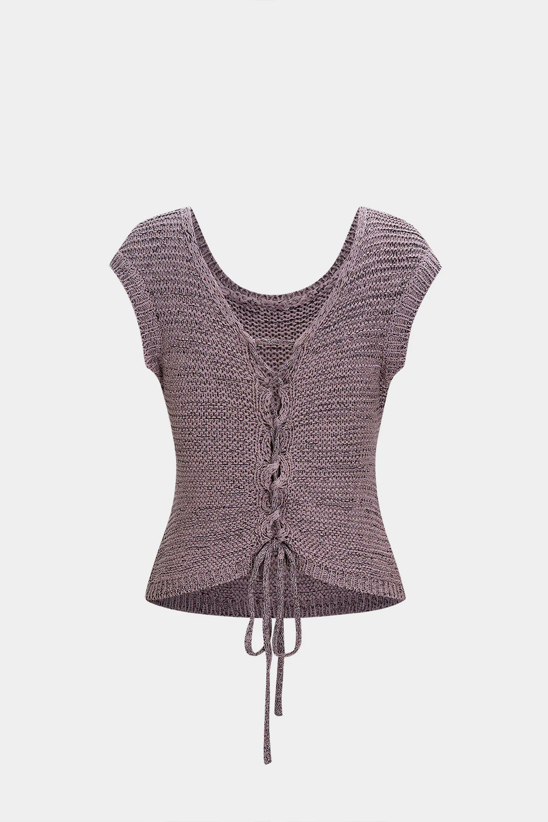 Knit Tie-Up Tank Top