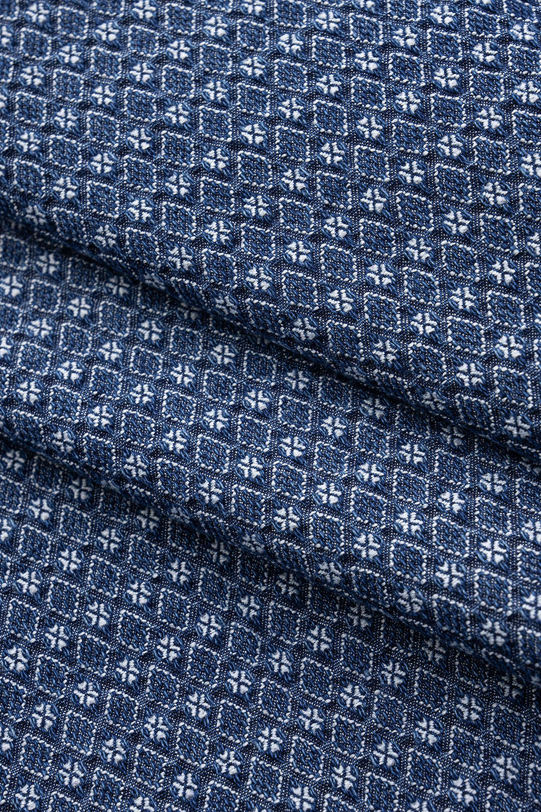 Denim Button Pocket Short-Sleeve Shirt