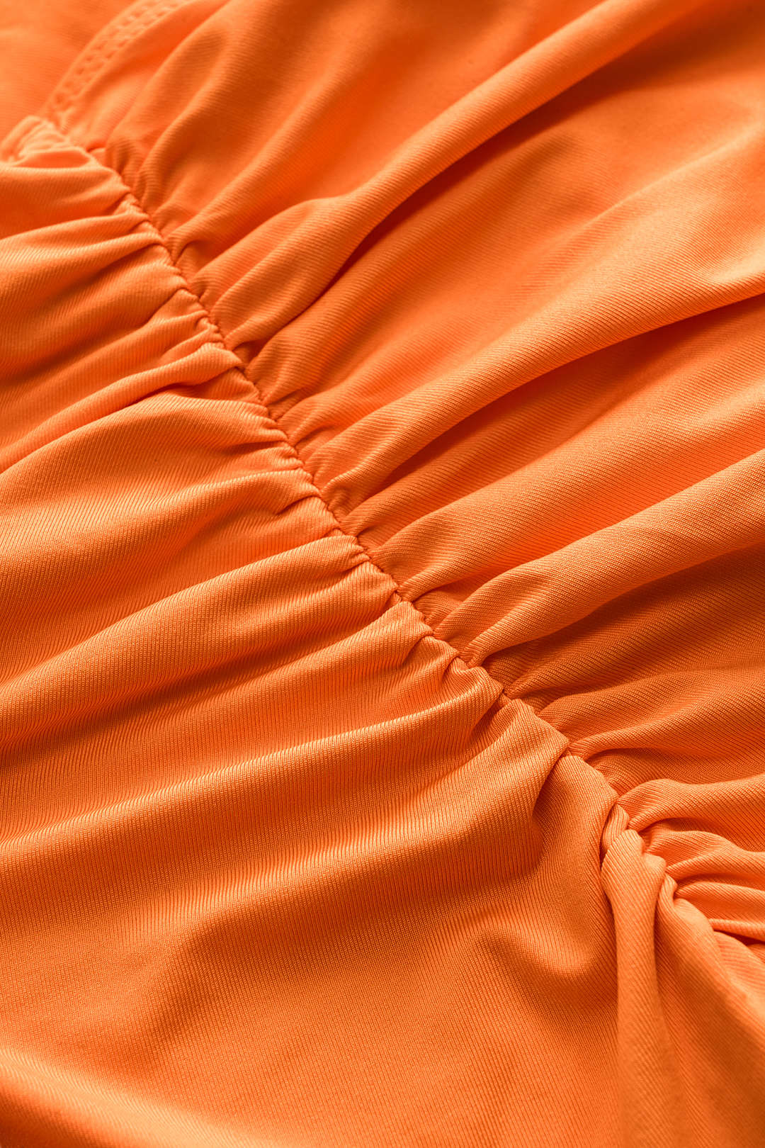 Ruched Backless Cami Top And Cut Out Skirt Set