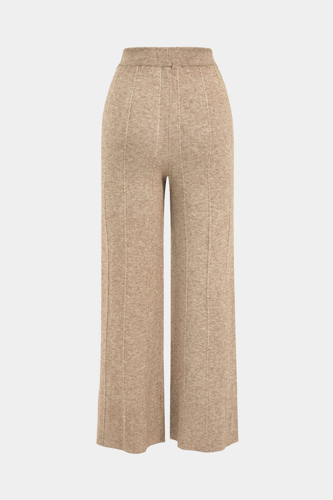 Knit Straight-Leg Trousers