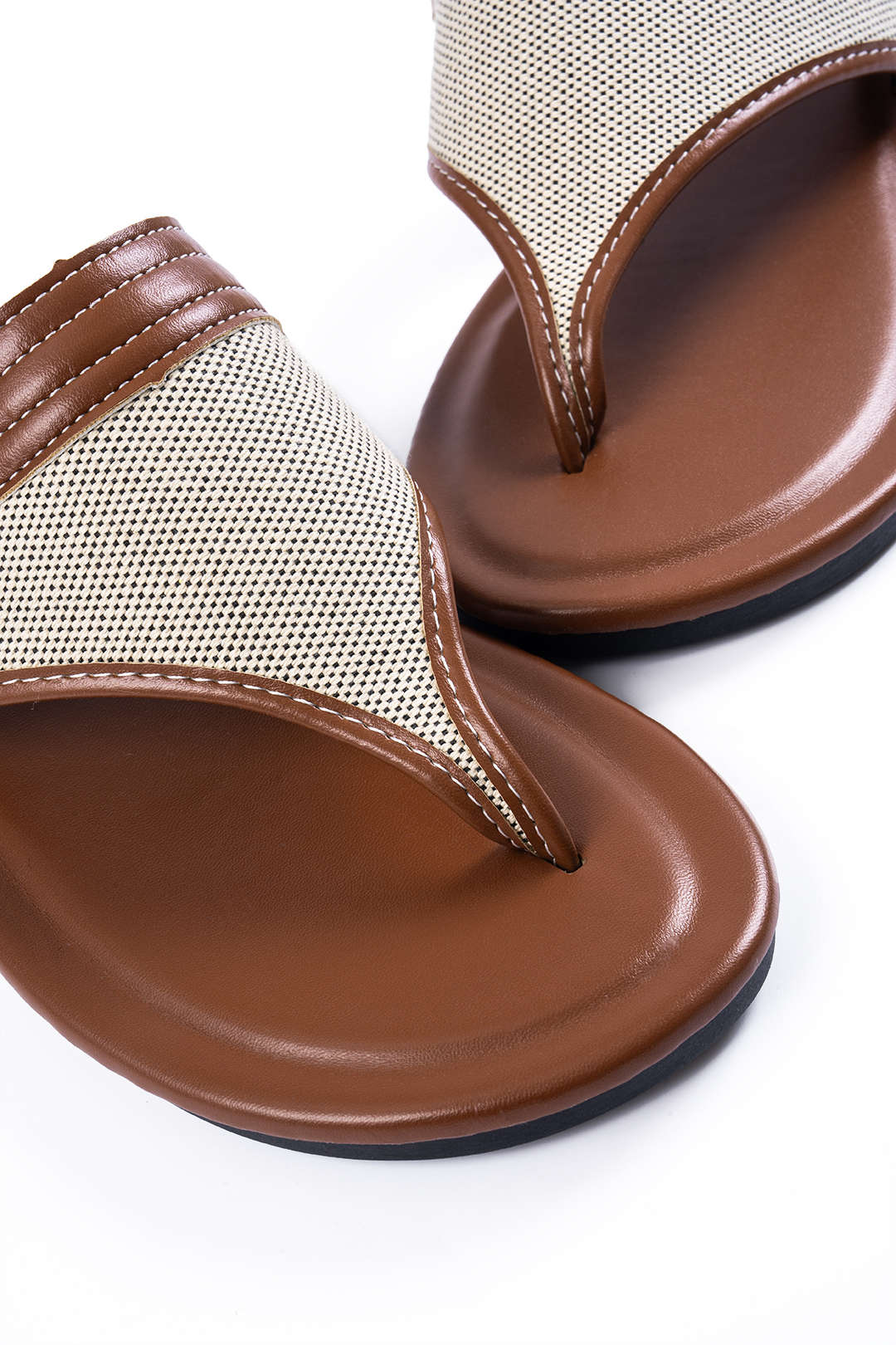 Vintage Faux Leather Slippers