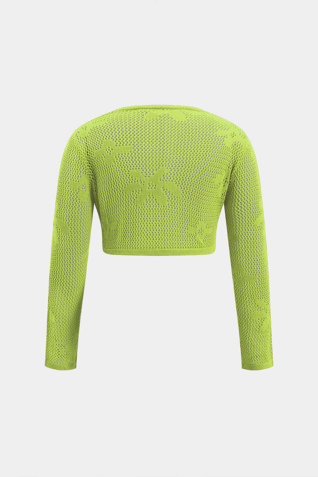 Plus Size Long Sleeve Knit Top with Floral Pattern, Ruched Cut Out, and Tie Front