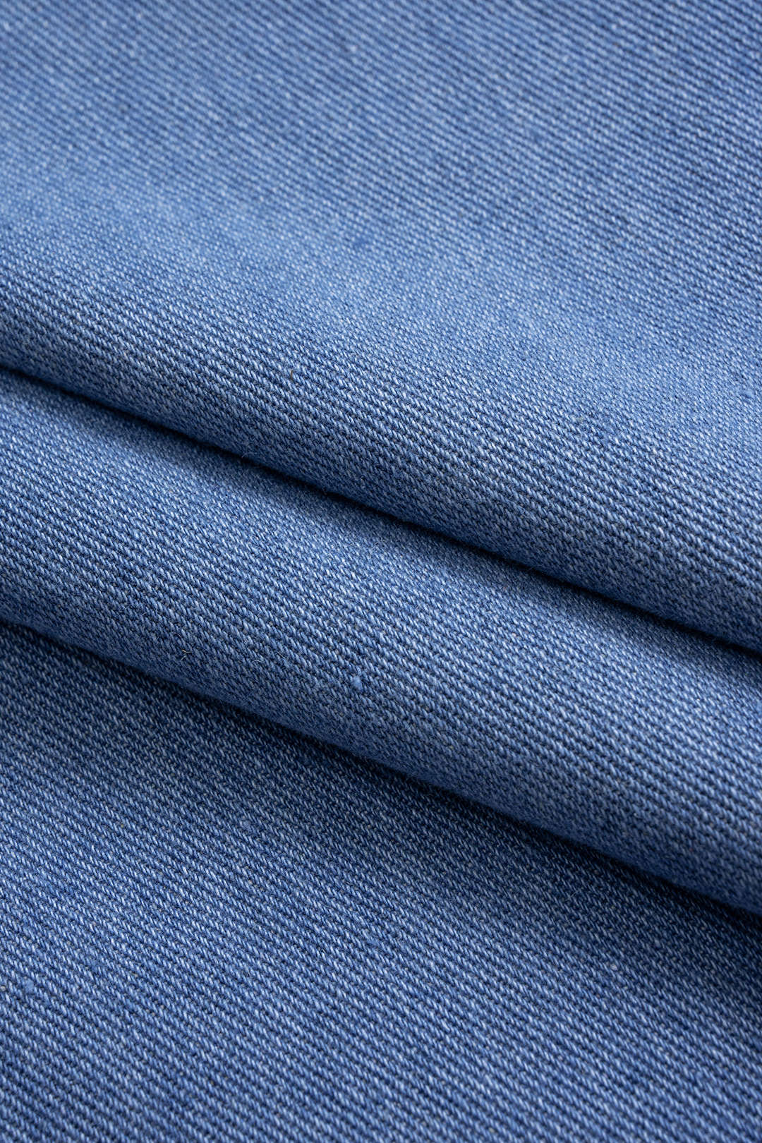 Denim Asymmetrical Patchwork High-Waisted Skirt