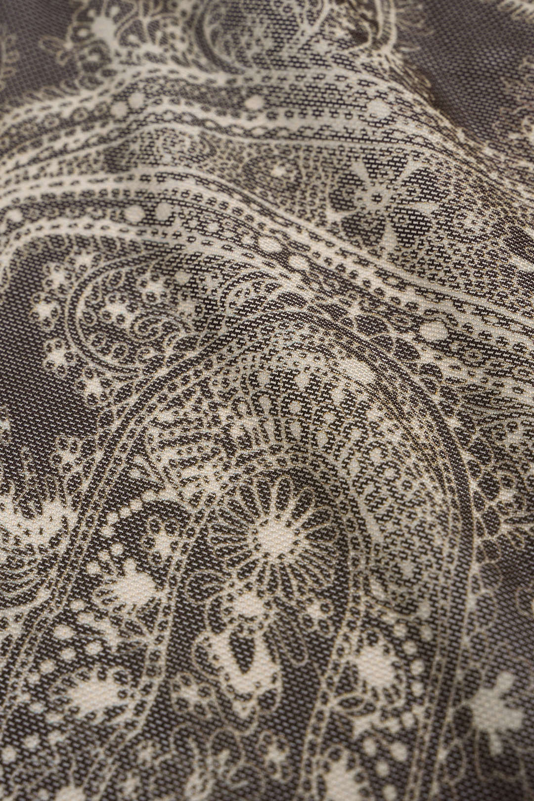 Retro Print Mesh Ruched High Waist Skirt