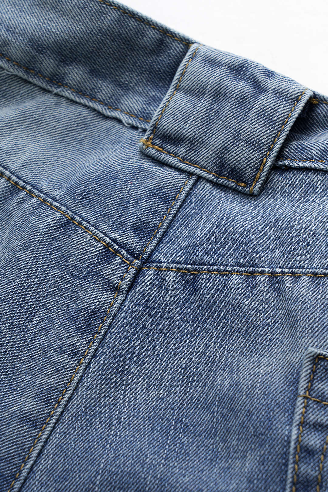 Denim Wide-Leg Barrel Jeans