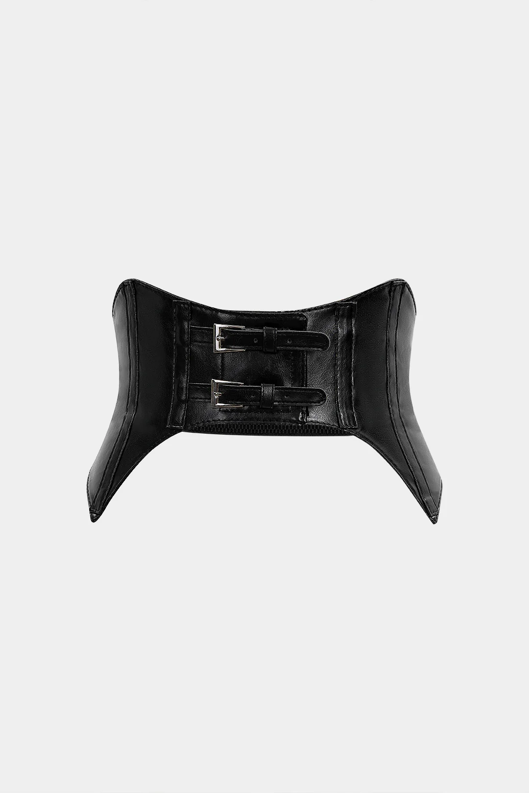 Faux Leather Waist Corset Belt