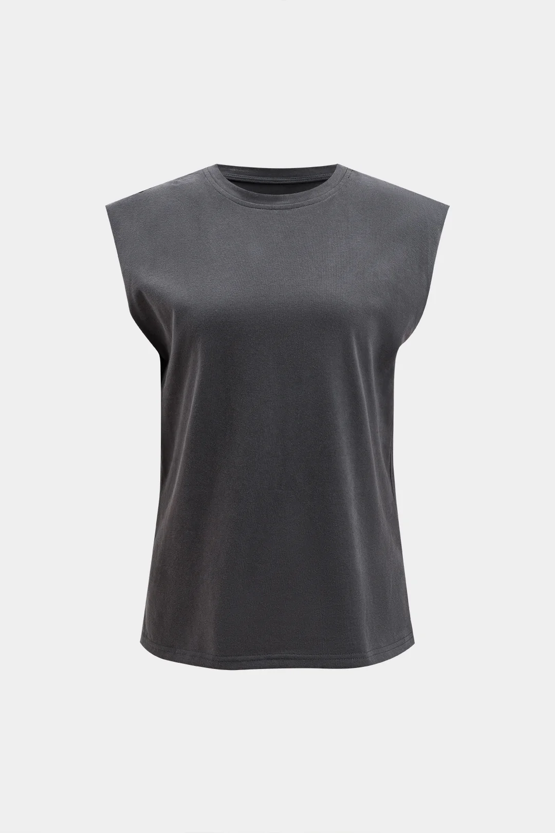 Ruched Sleeveless Top And Skirt Set