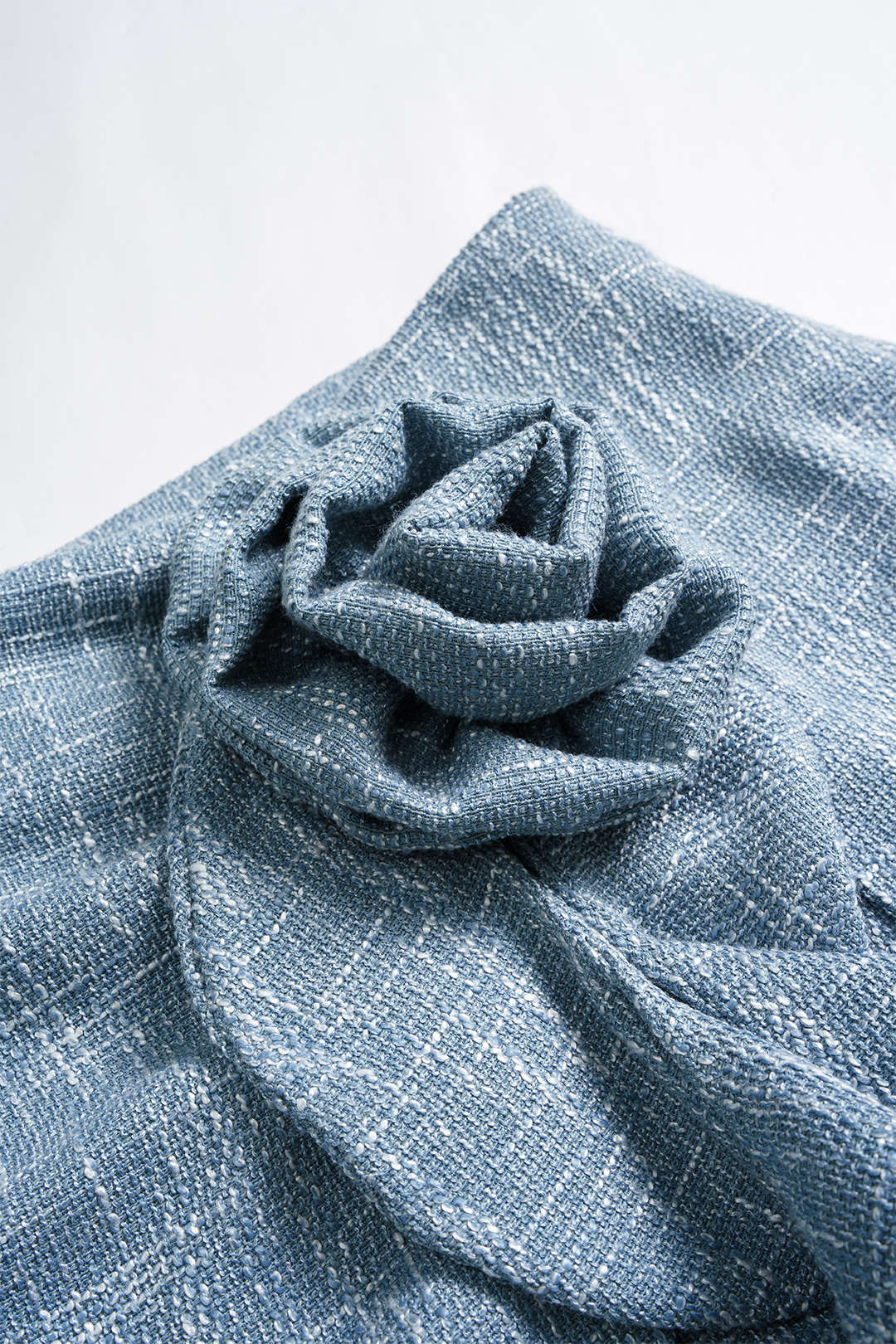 Large Size Ruffled Ruched Skirt