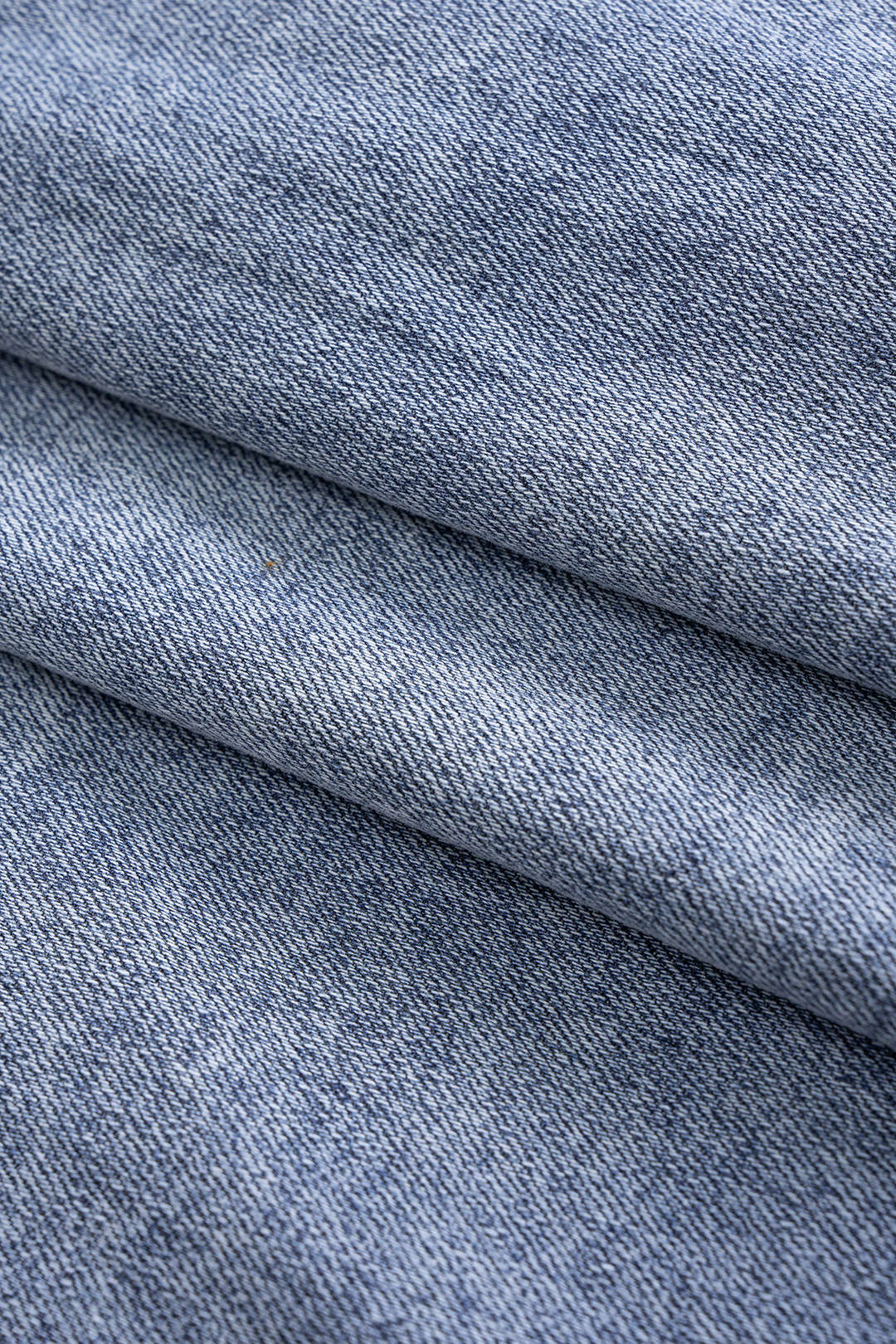 Denim Washed Puff Sleeveless Denim Dress