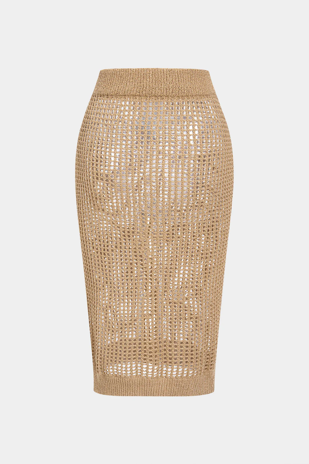 Knit 3D Embroidery Pattern Skirt