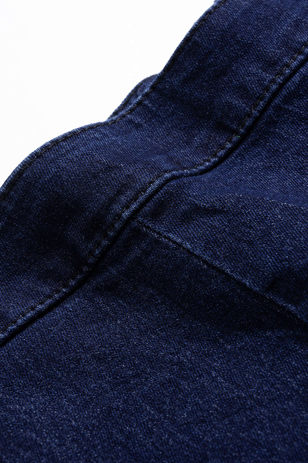 Denim Metallic Decor Tank Top And Zipper Jeans Suit