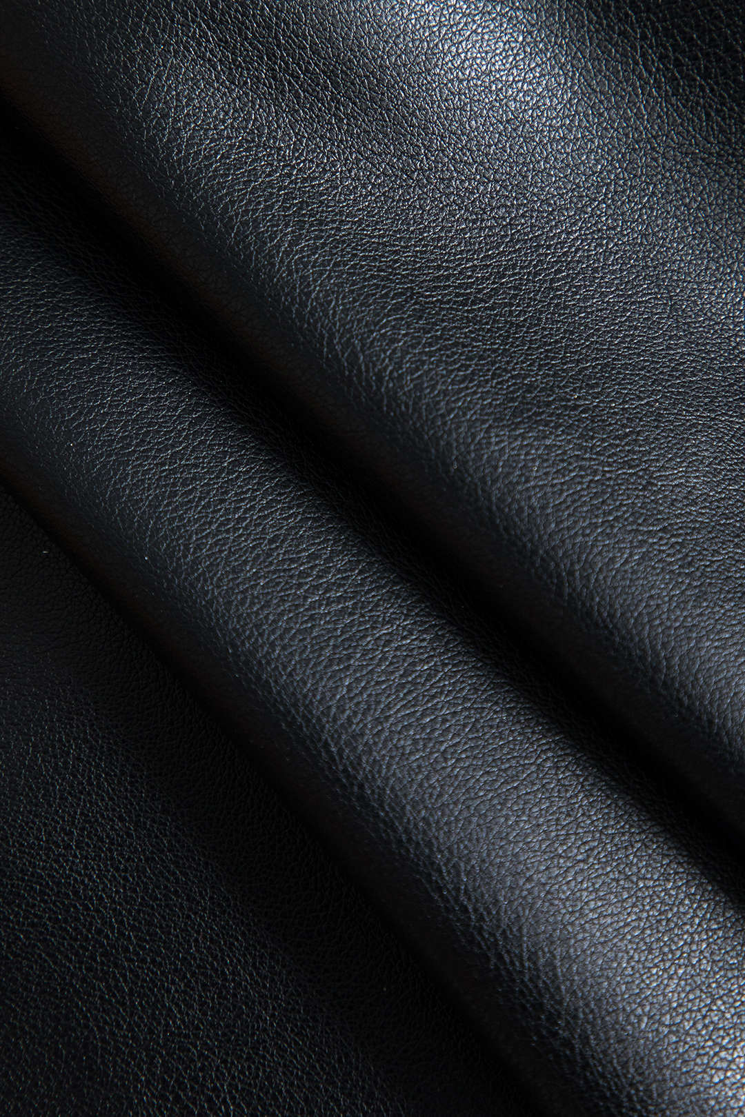 Plus Size Faux Leather Tie-Front Patchwork Skirt