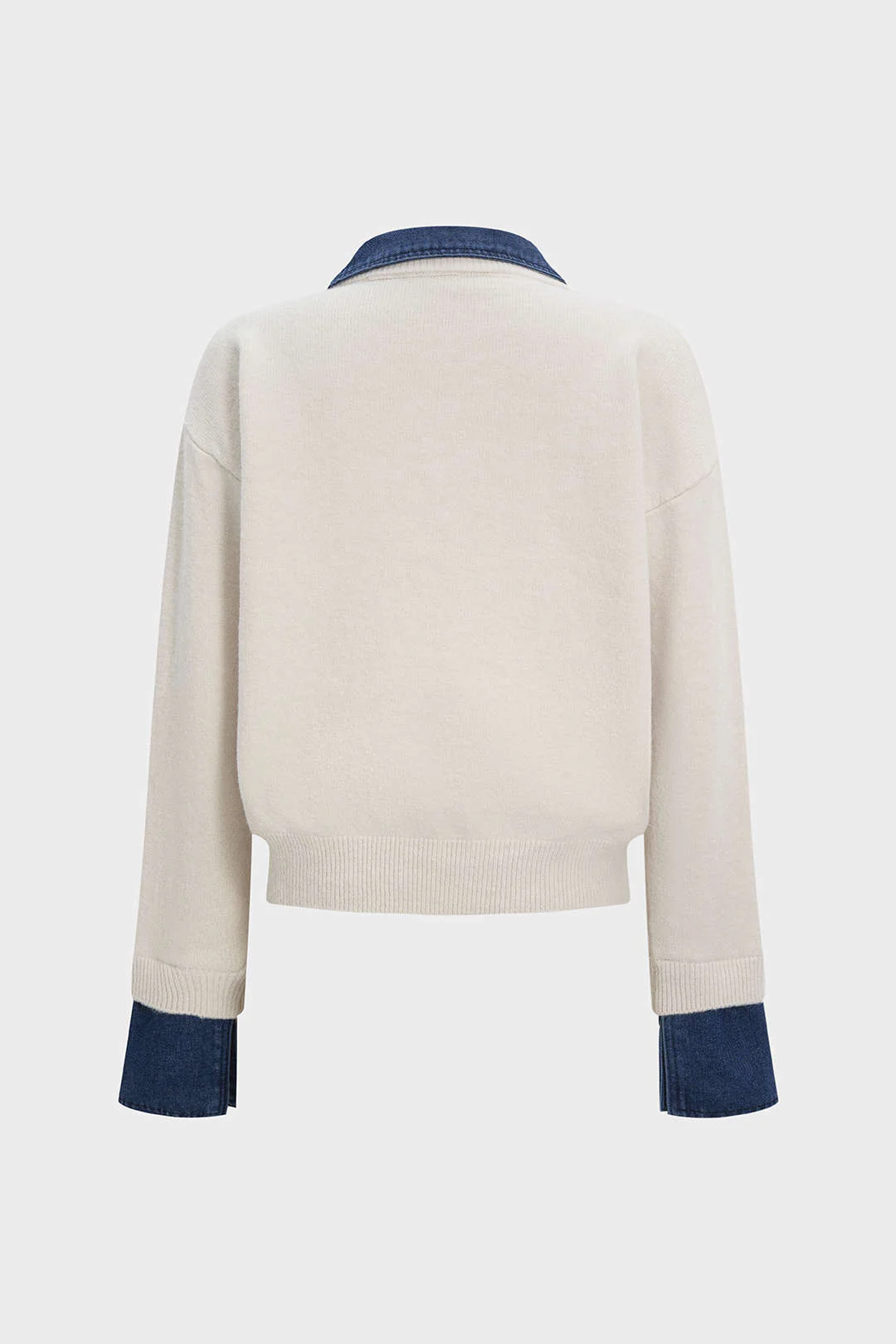 Patchwork Long Sleeve Sweater Top