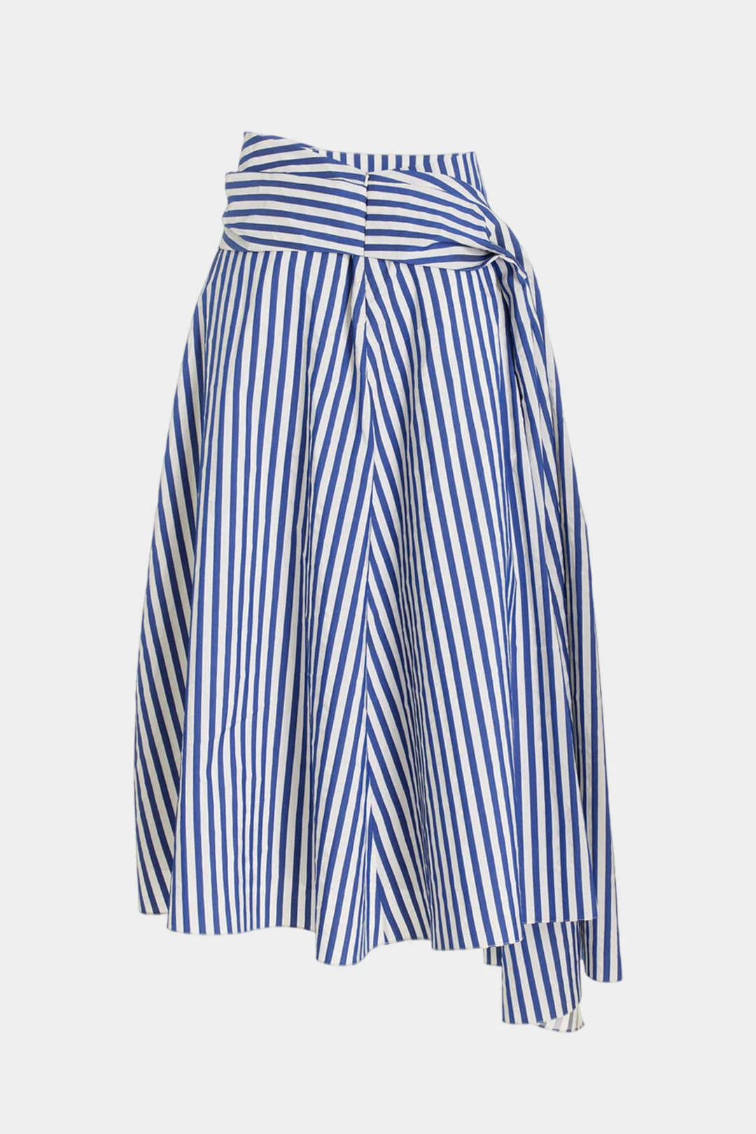 Contrasting Stripe Tie Skirt