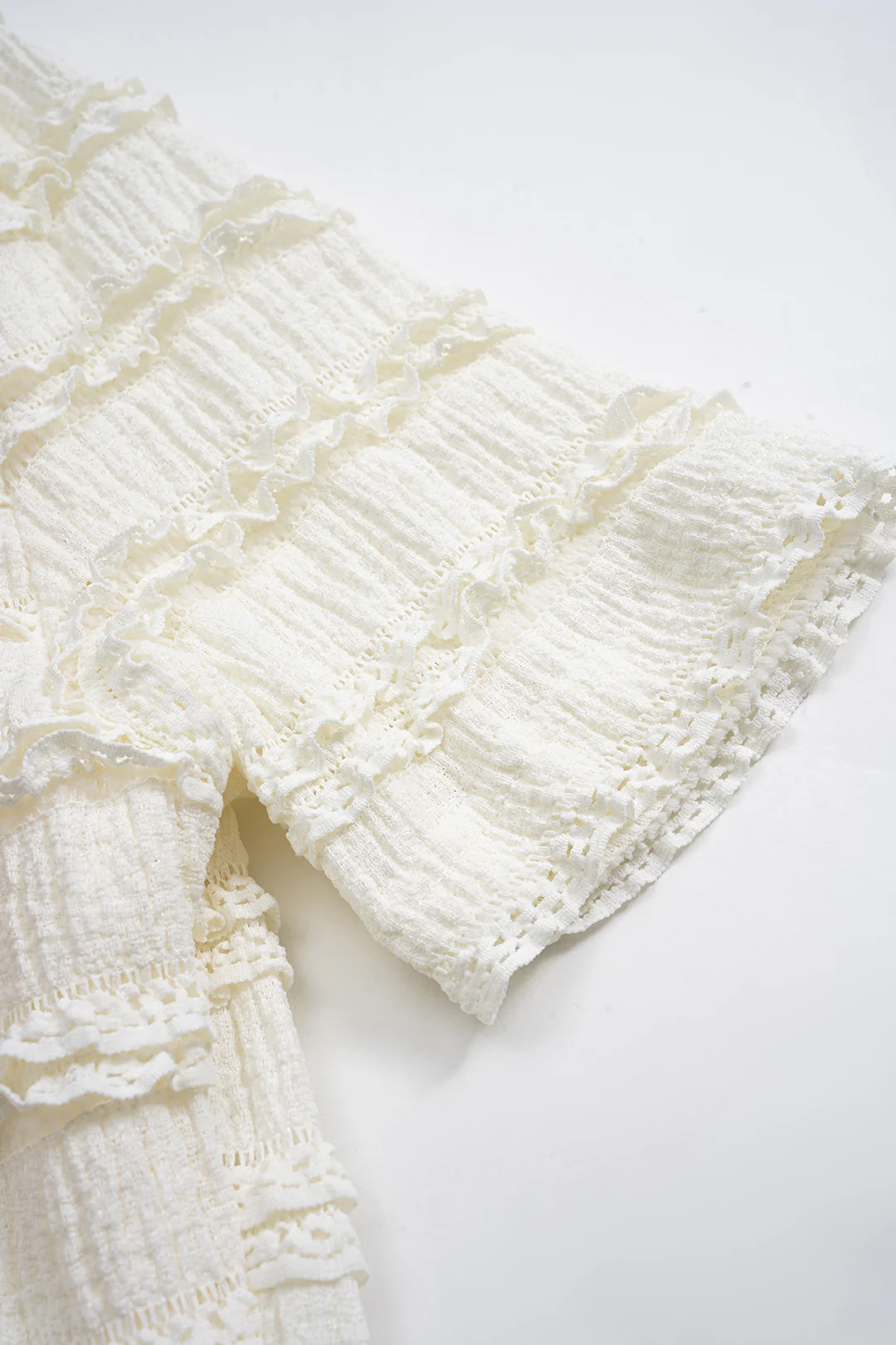 Backless Ruffle Short Sleeve Mini Dress