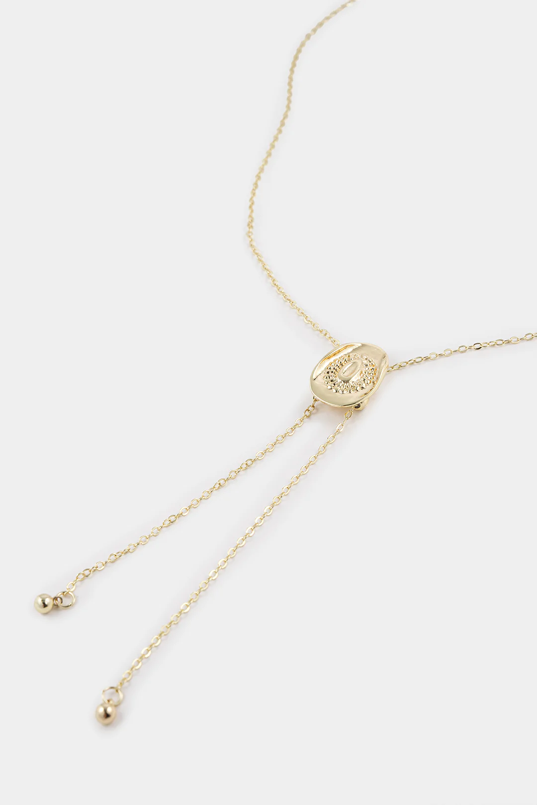 Metallic Irregular Diamond-like Necklaces