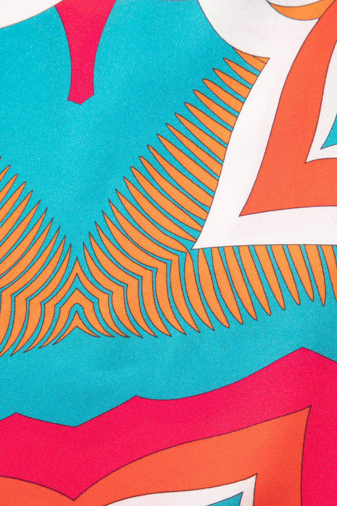 Printed High-Waisted Wide-Leg Trousers