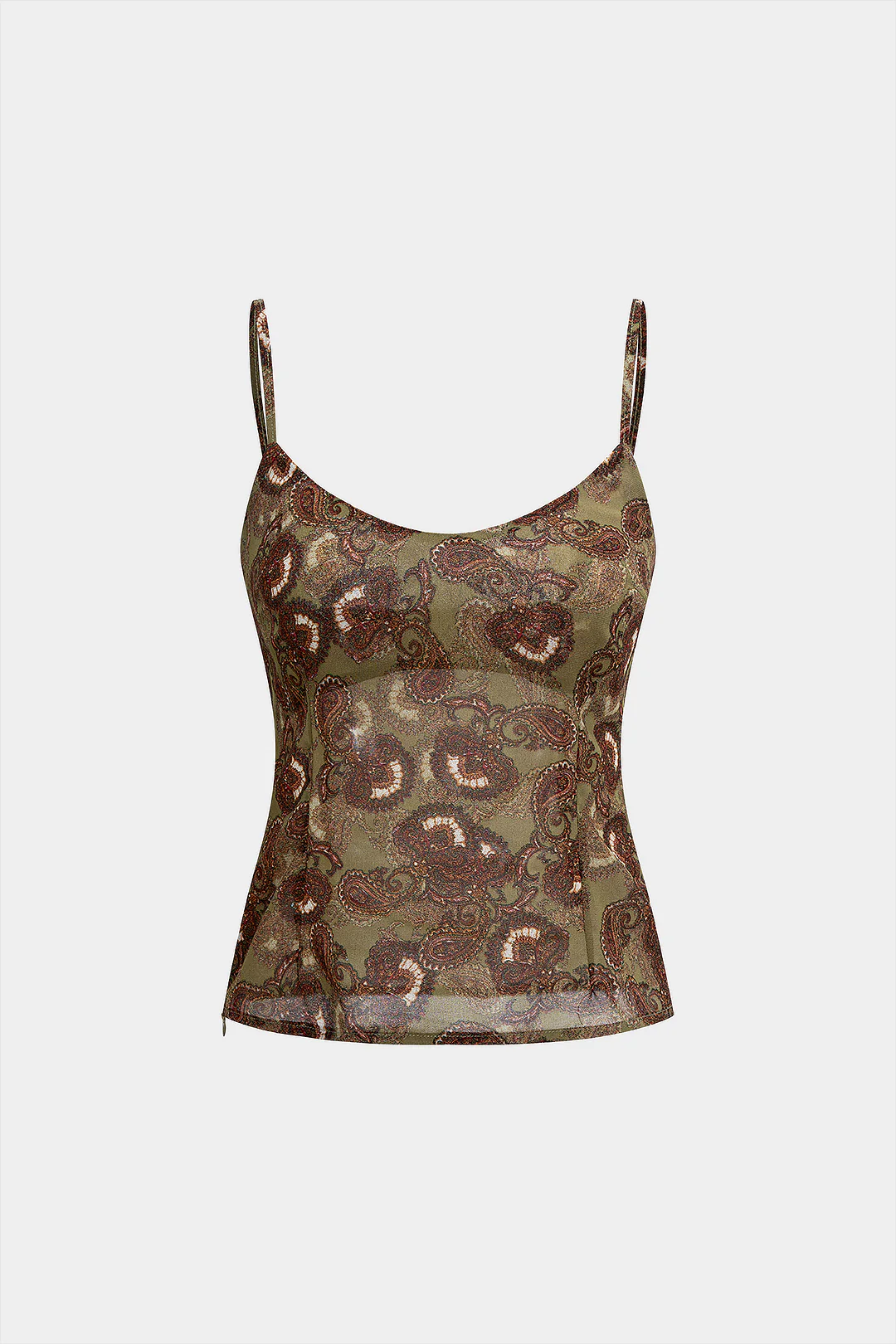 Paisley Print Cami Top