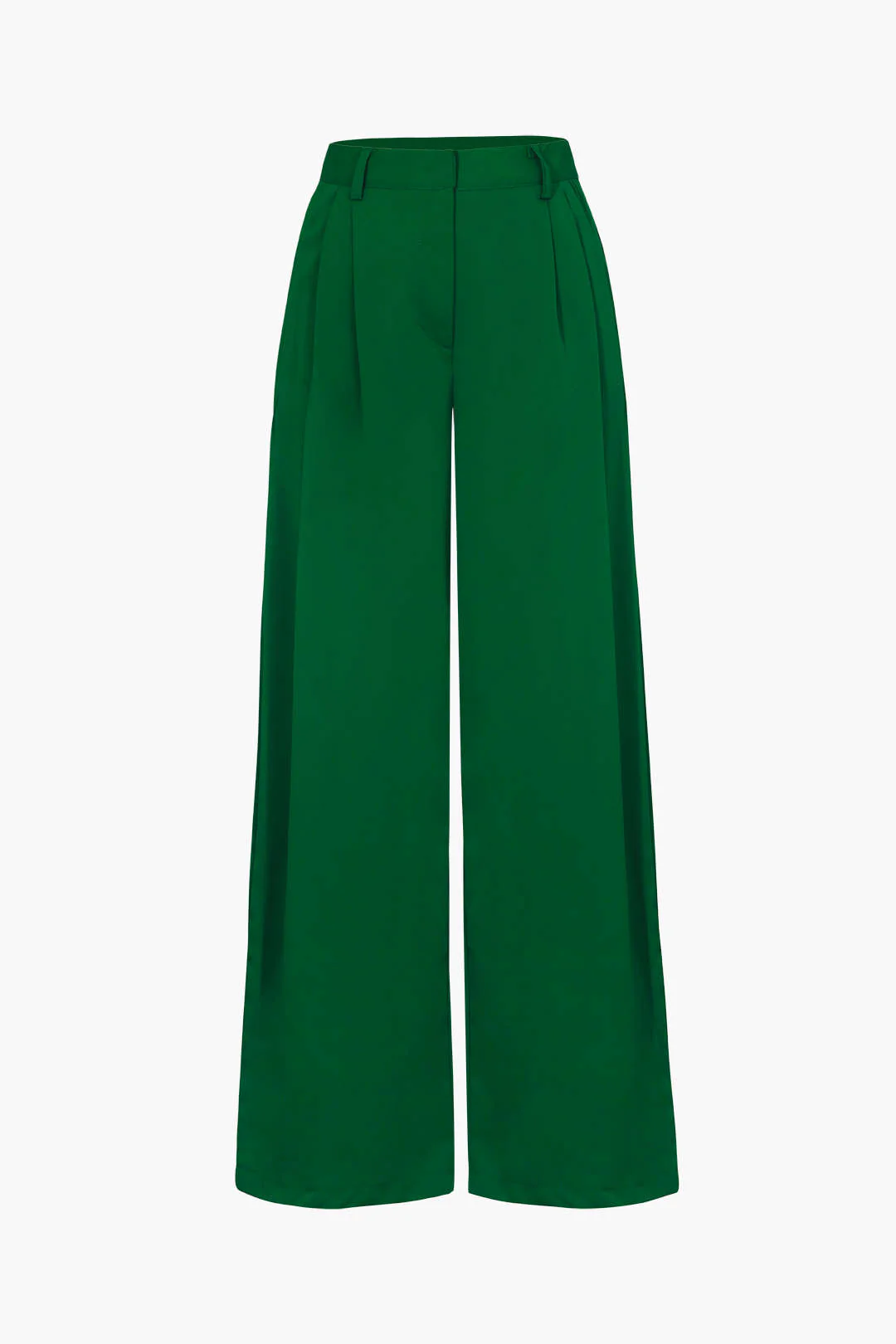 Simple Wide-Leg Suit Trousers