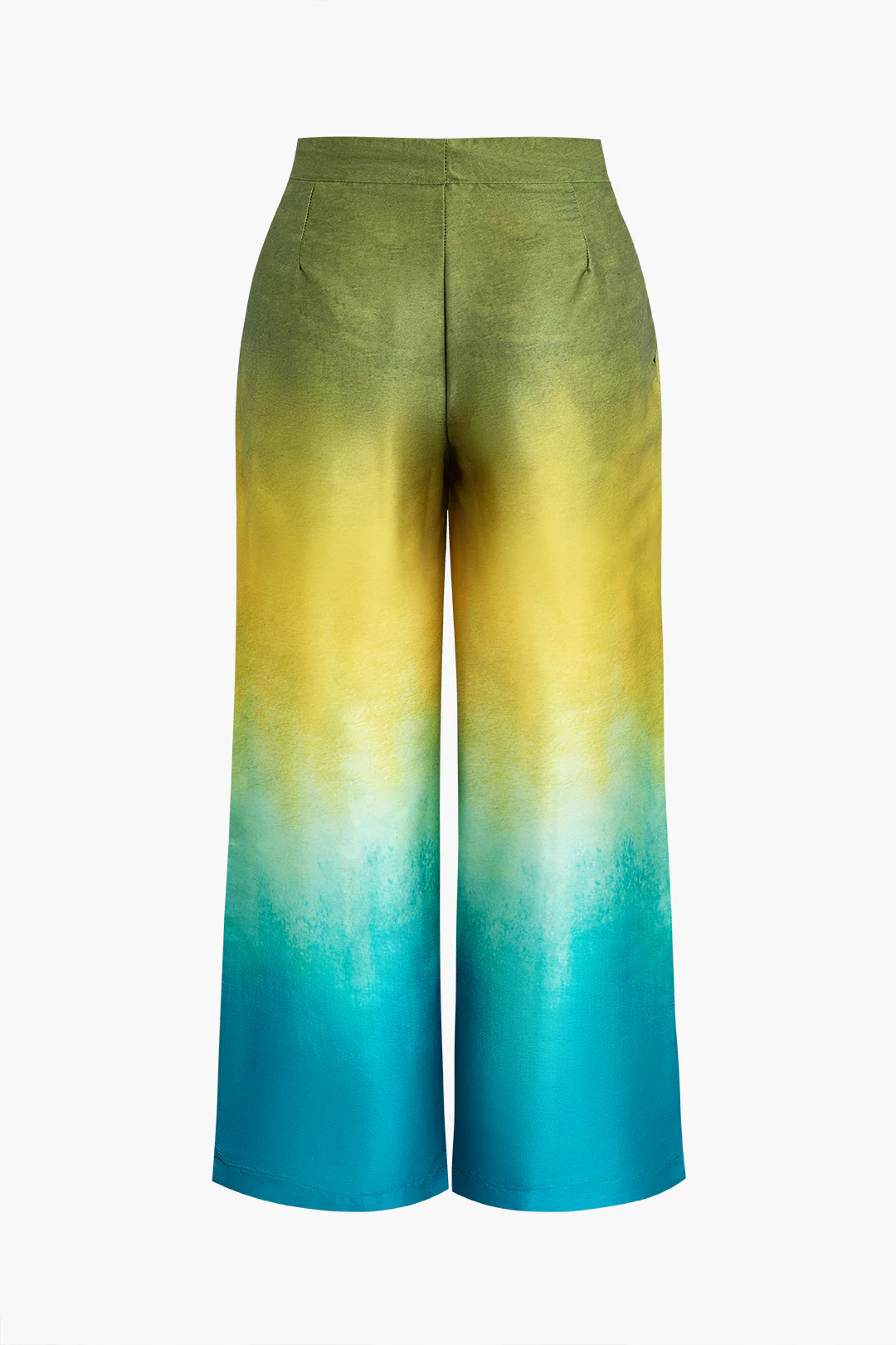 Plus Size Gradient Wide Leg Pants