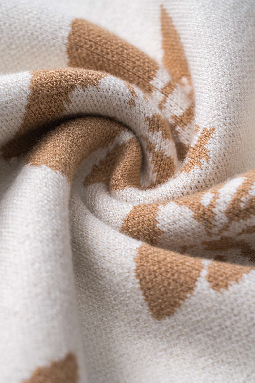 Knit Floral Print Cut-Out Slit Sleeveless Dress