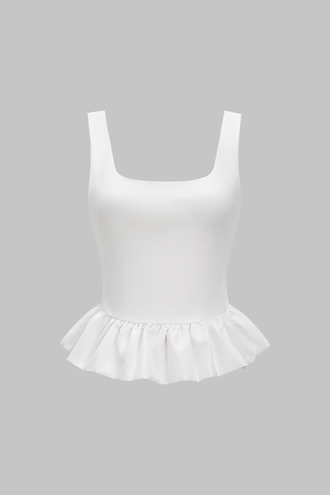 Ruffled Slip Tank Top