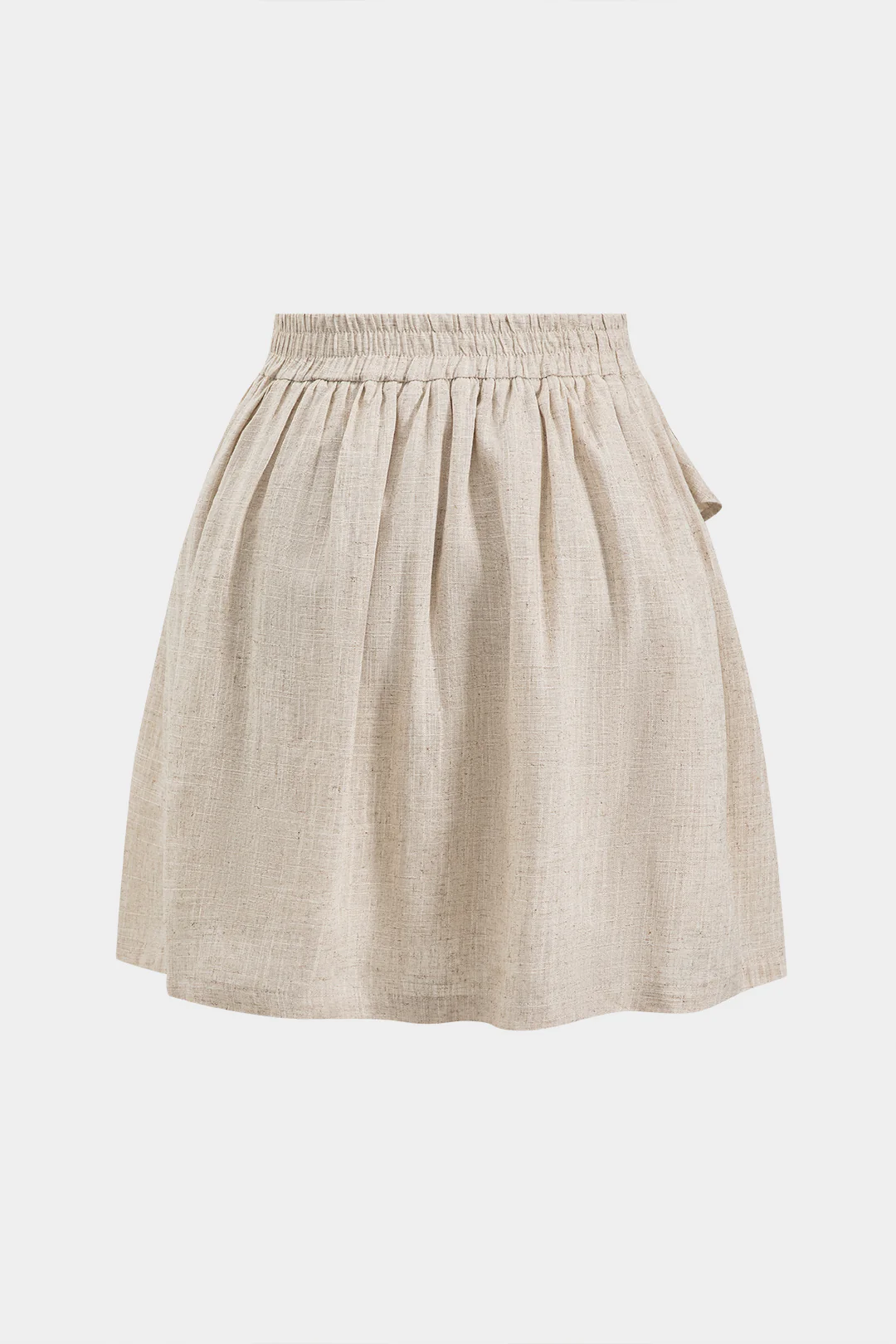 Linen Ruffled Skirt