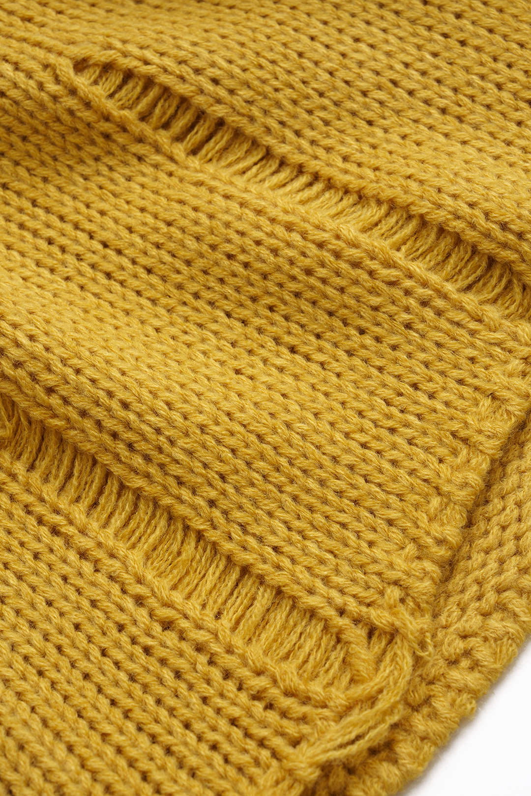 Plus Size Knitted Braided Trim Tie-Up Skirt