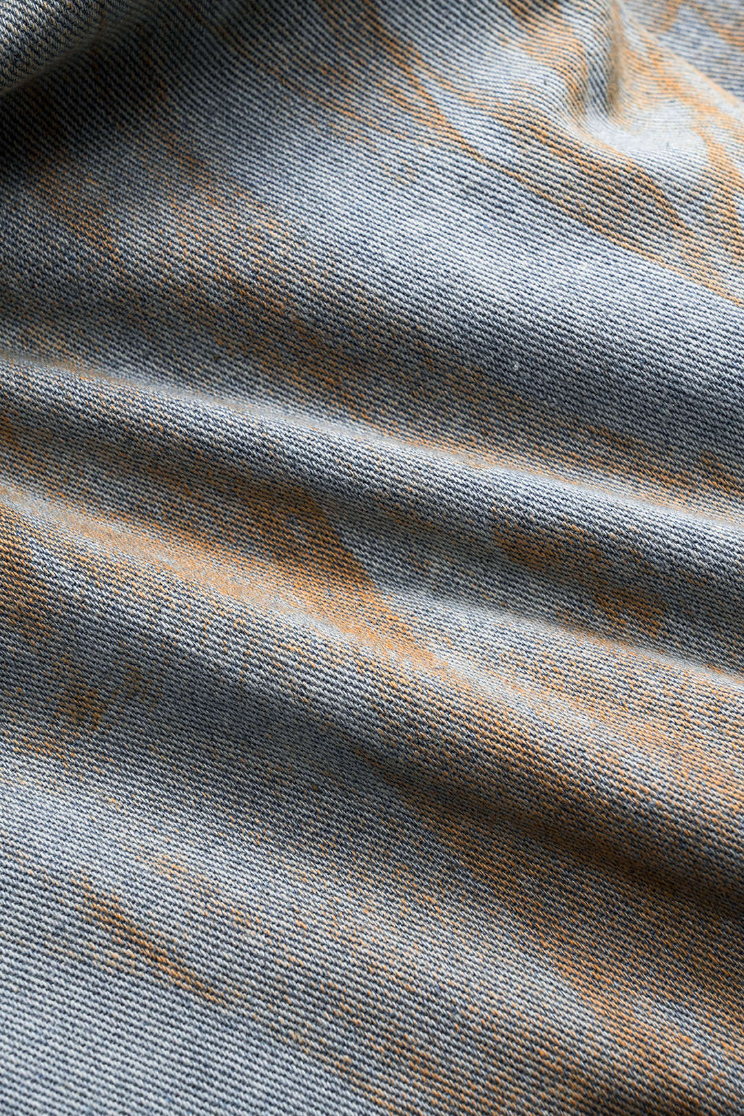 Ripped Denim Button Pocket Wide-Leg Jeans