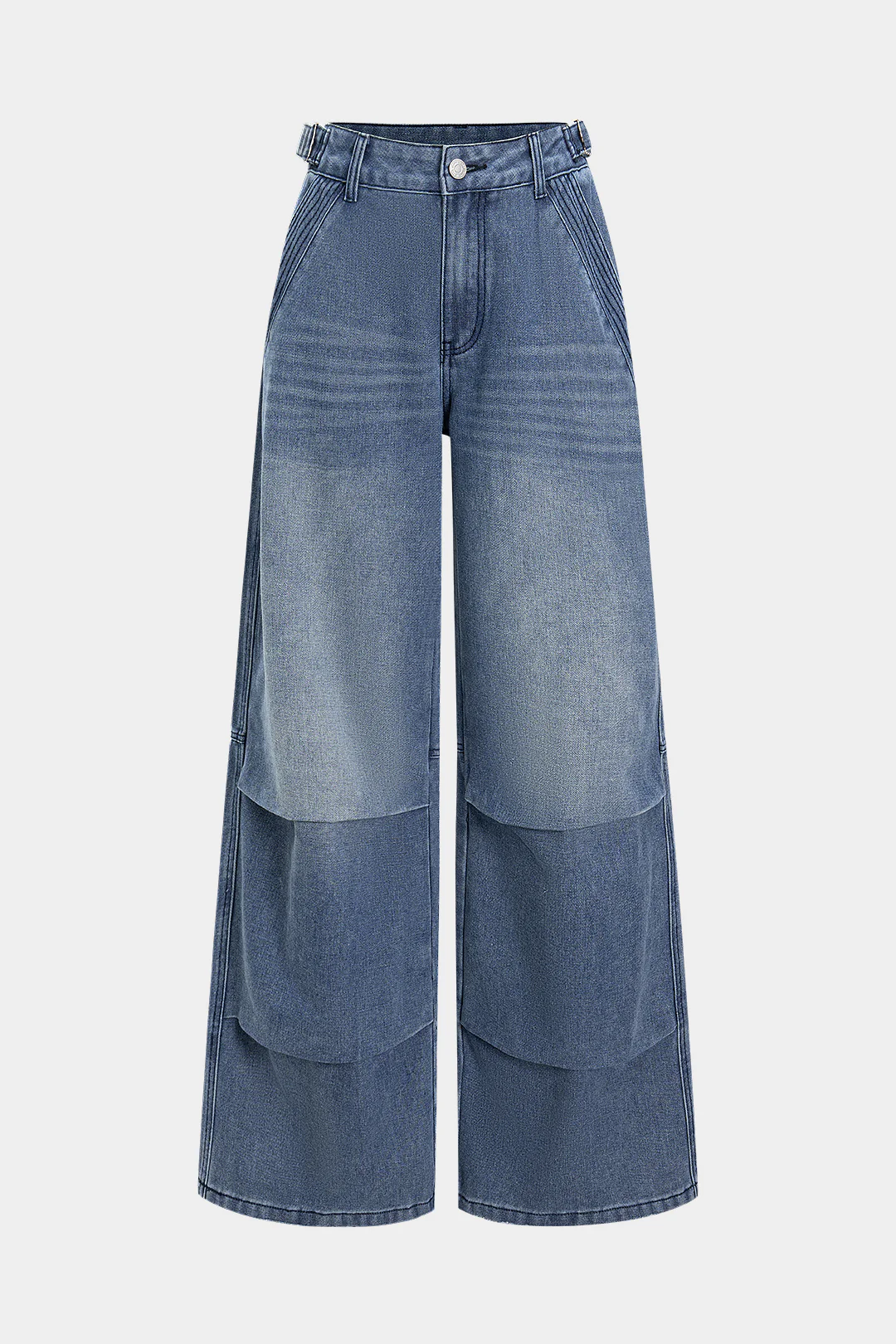 Denim Straight-Leg Jeans
