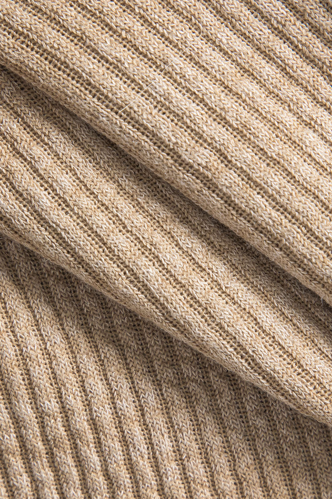 Knit Off-Shoulder Patchwork Faux Fur Long-Sleeve Top