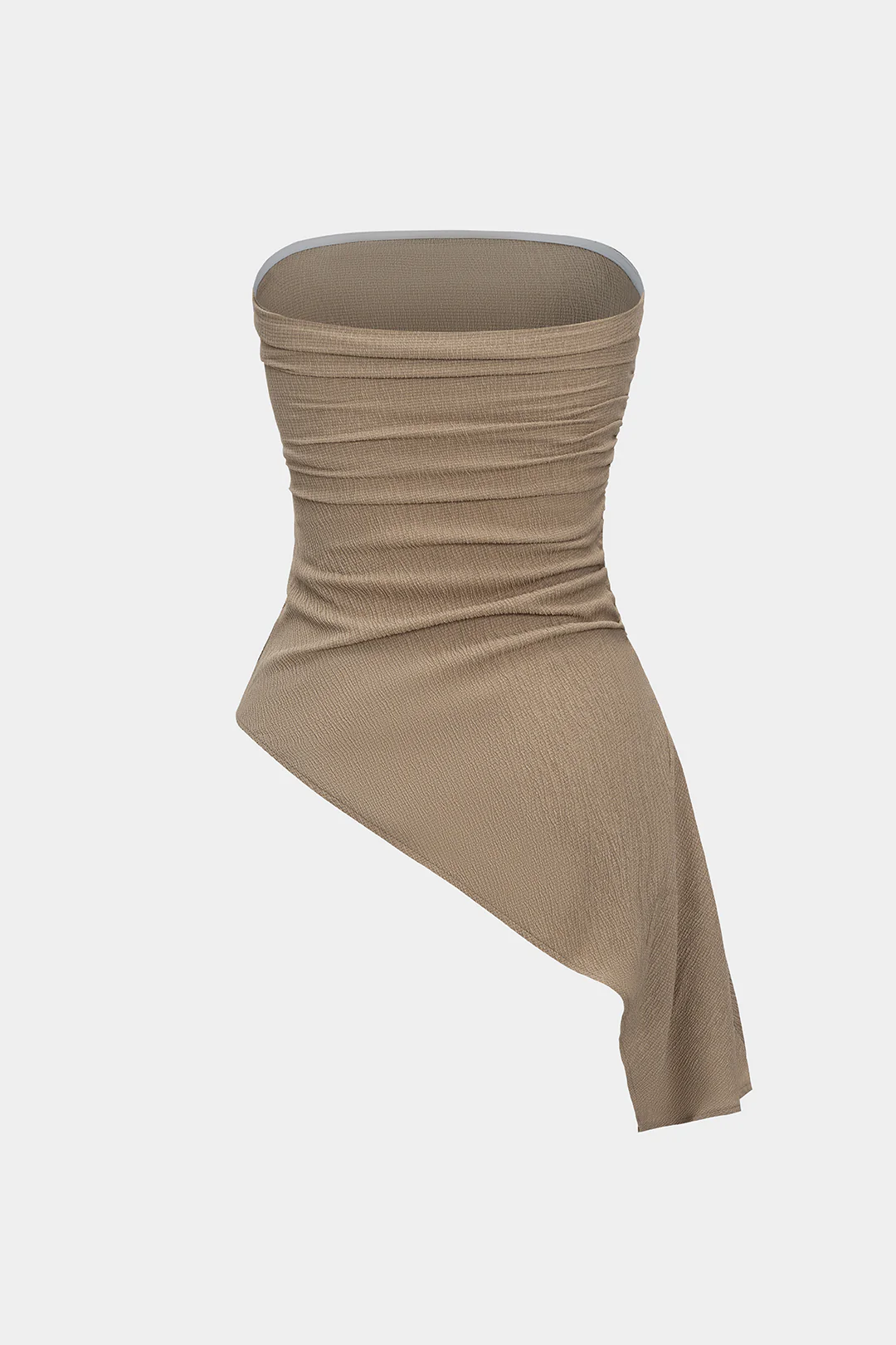 Ruched Wrap Strapless Tube Top