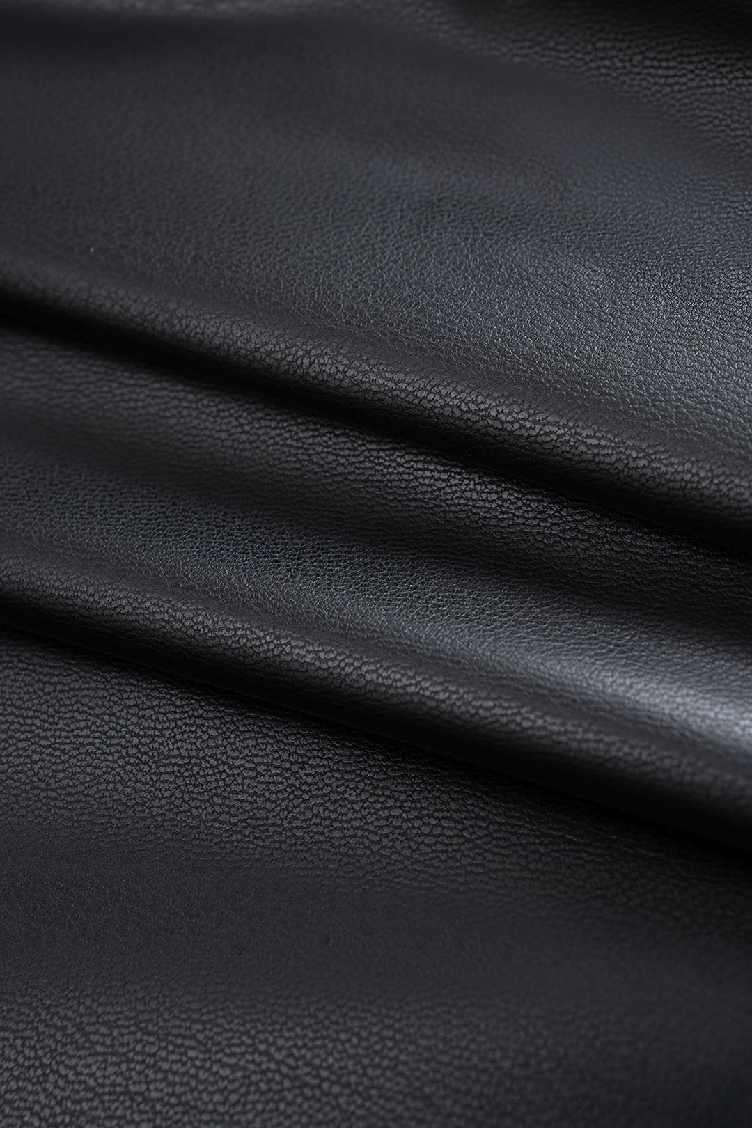 Faux Leather Button-Belted Sleeveless Mid-Length Dress