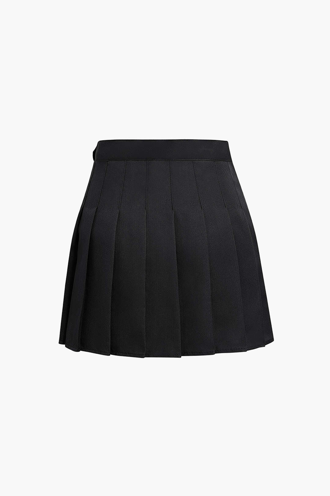 Simple Pleated Mini Skirt
