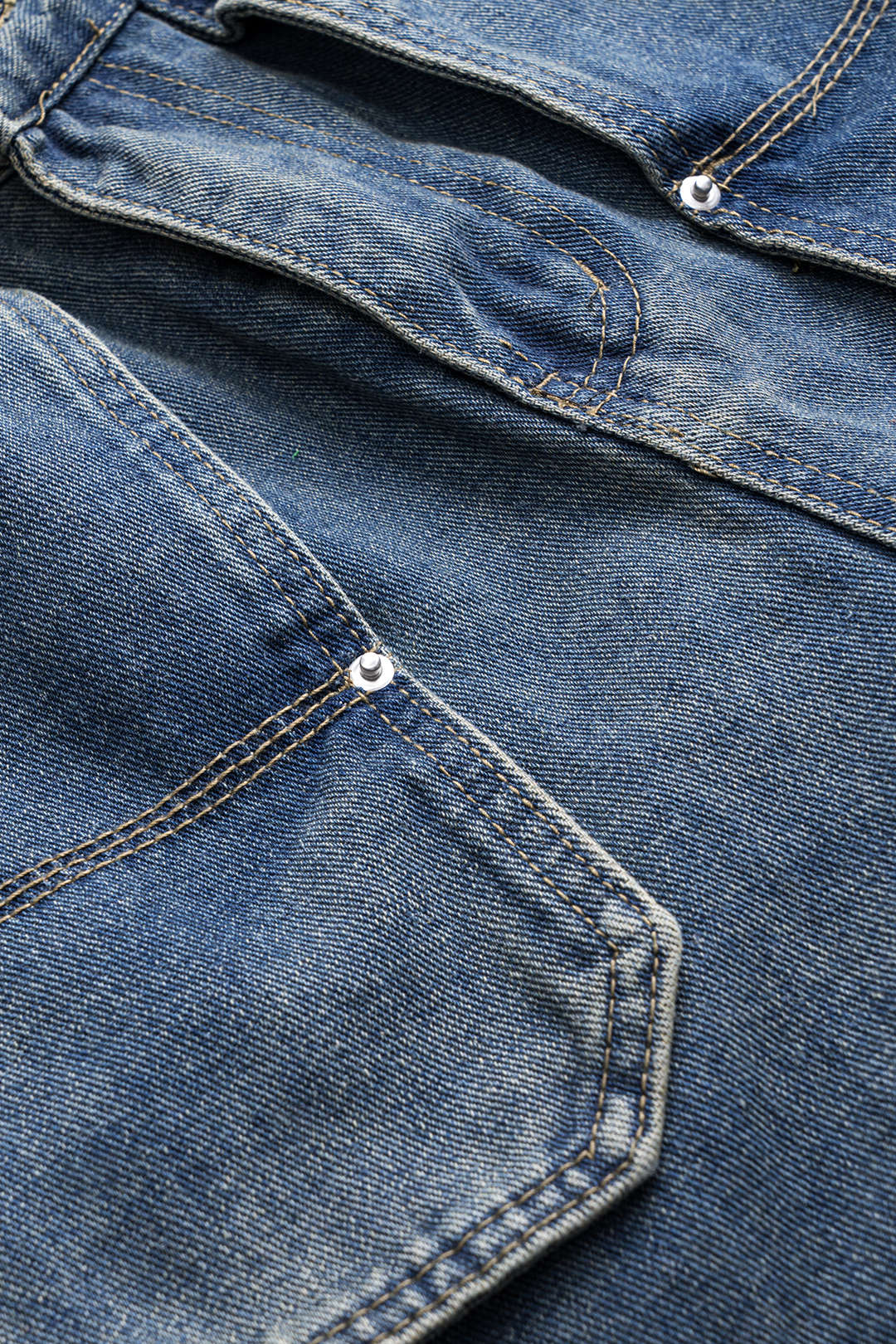 Denim High Waist Wide Leg Jeans