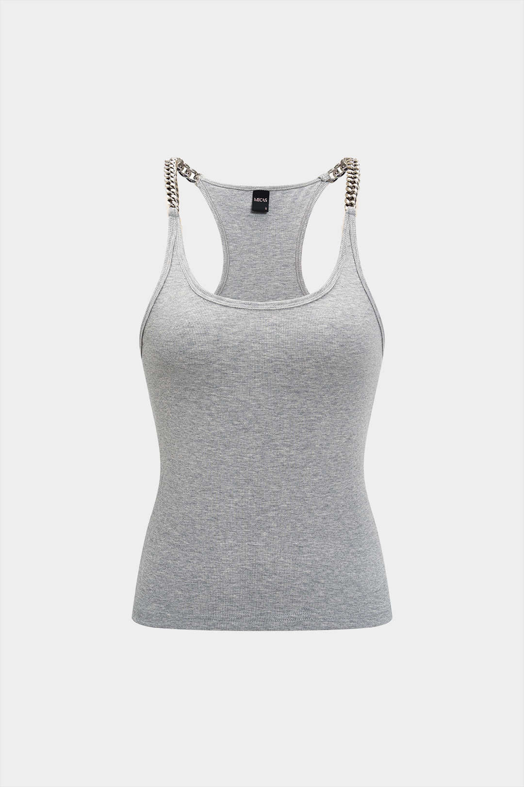 Chain Decor Sleeveless Tank Top