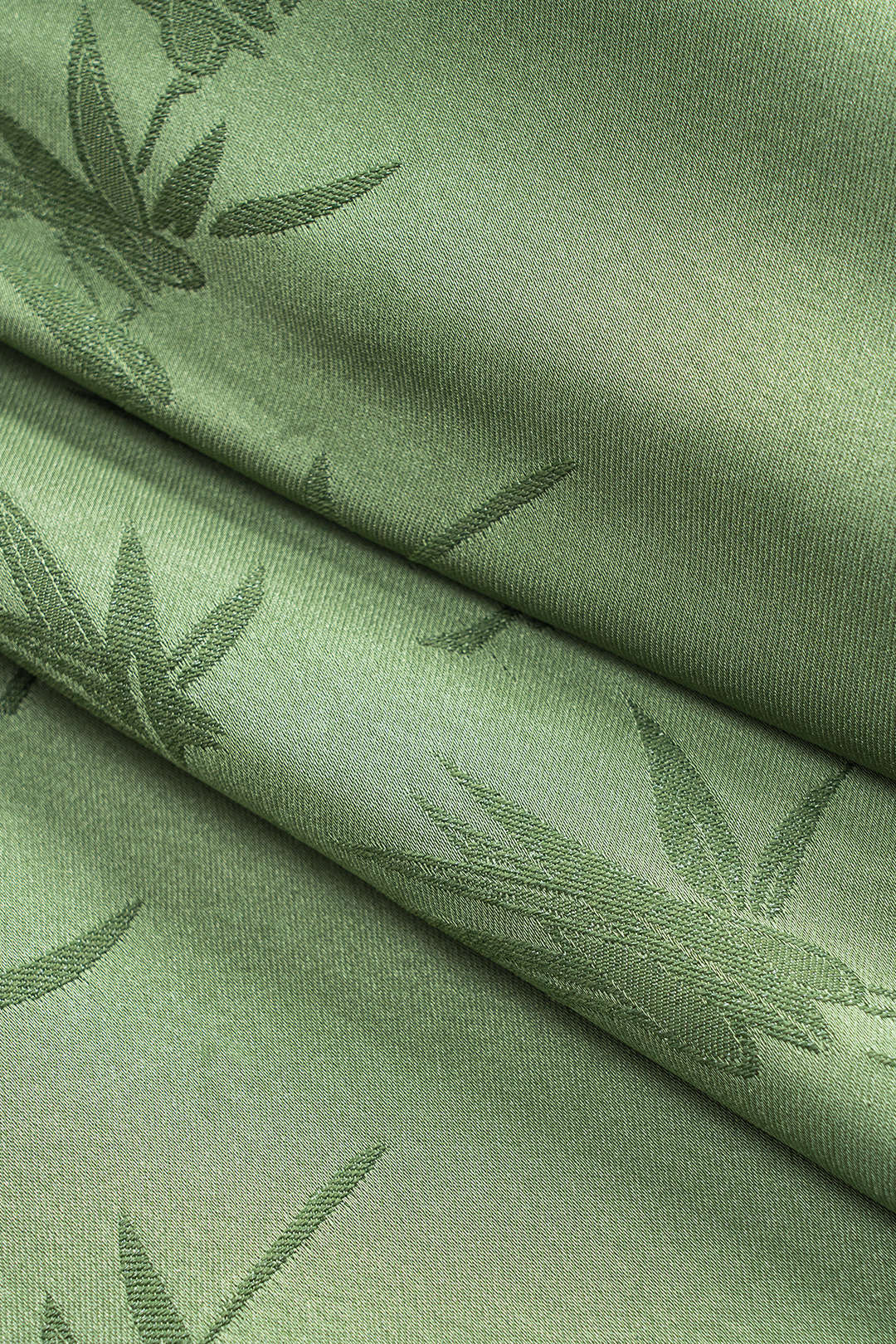 Jacquard Ruched Tie Front Split Skirt