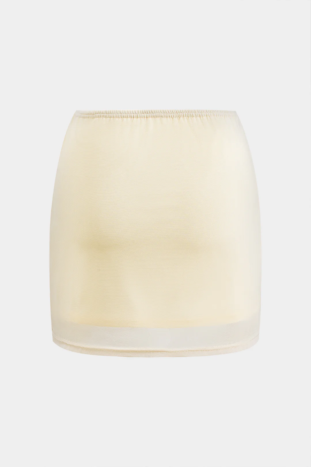 Flower Pattern Mesh Rhinestone Camisole Top and Skirt Set