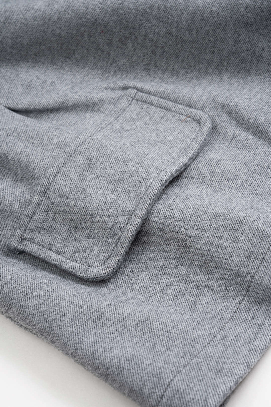 Solid V-Neck Long-Sleeve Top And Button Trousers Set