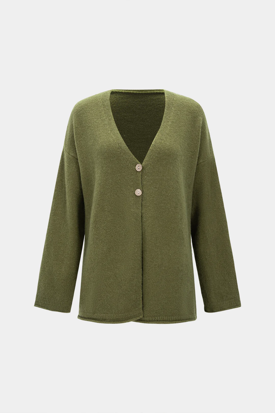 Knit Tank Top And Button Long-Sleeve Cardigan Set